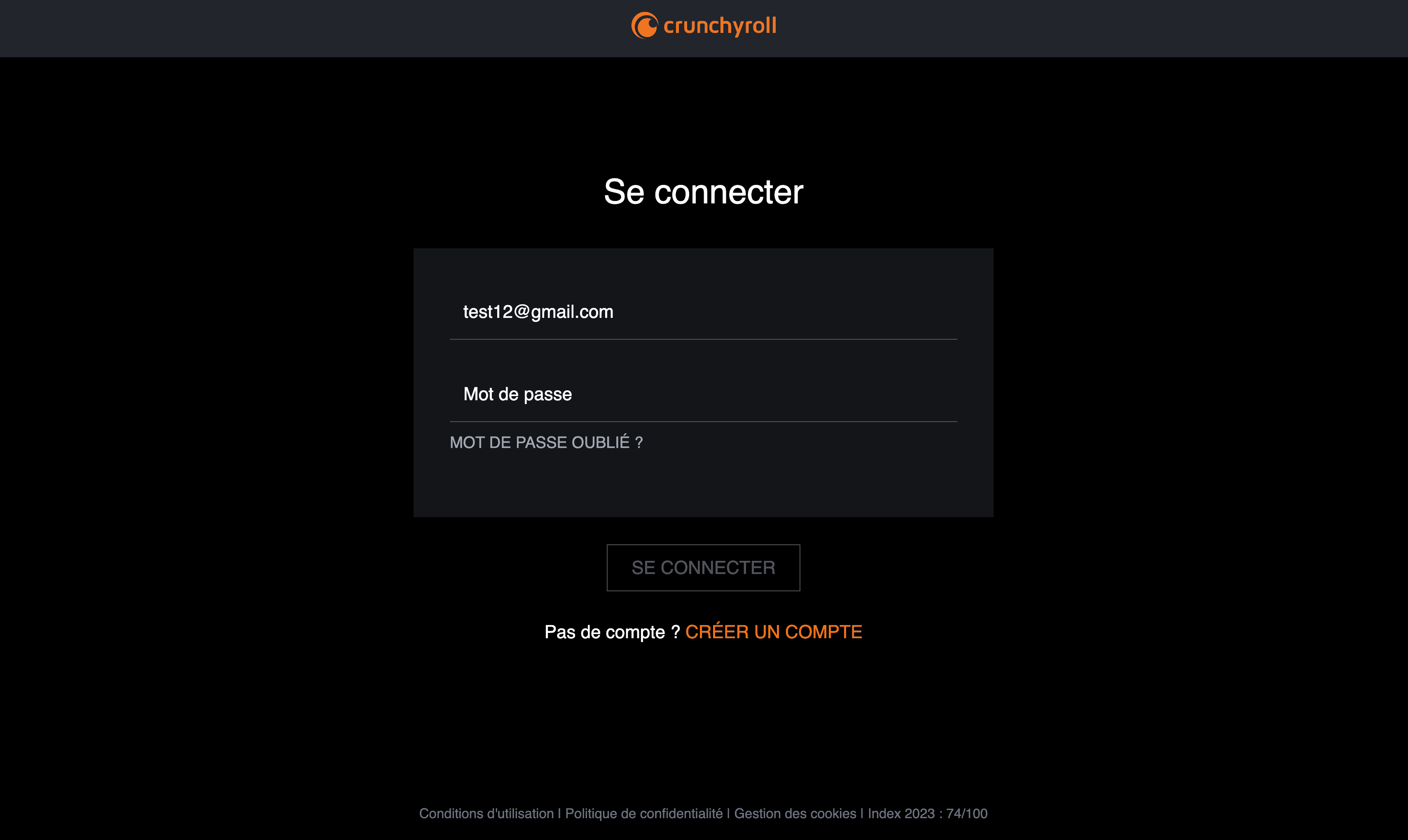 Phishing Crunchyroll