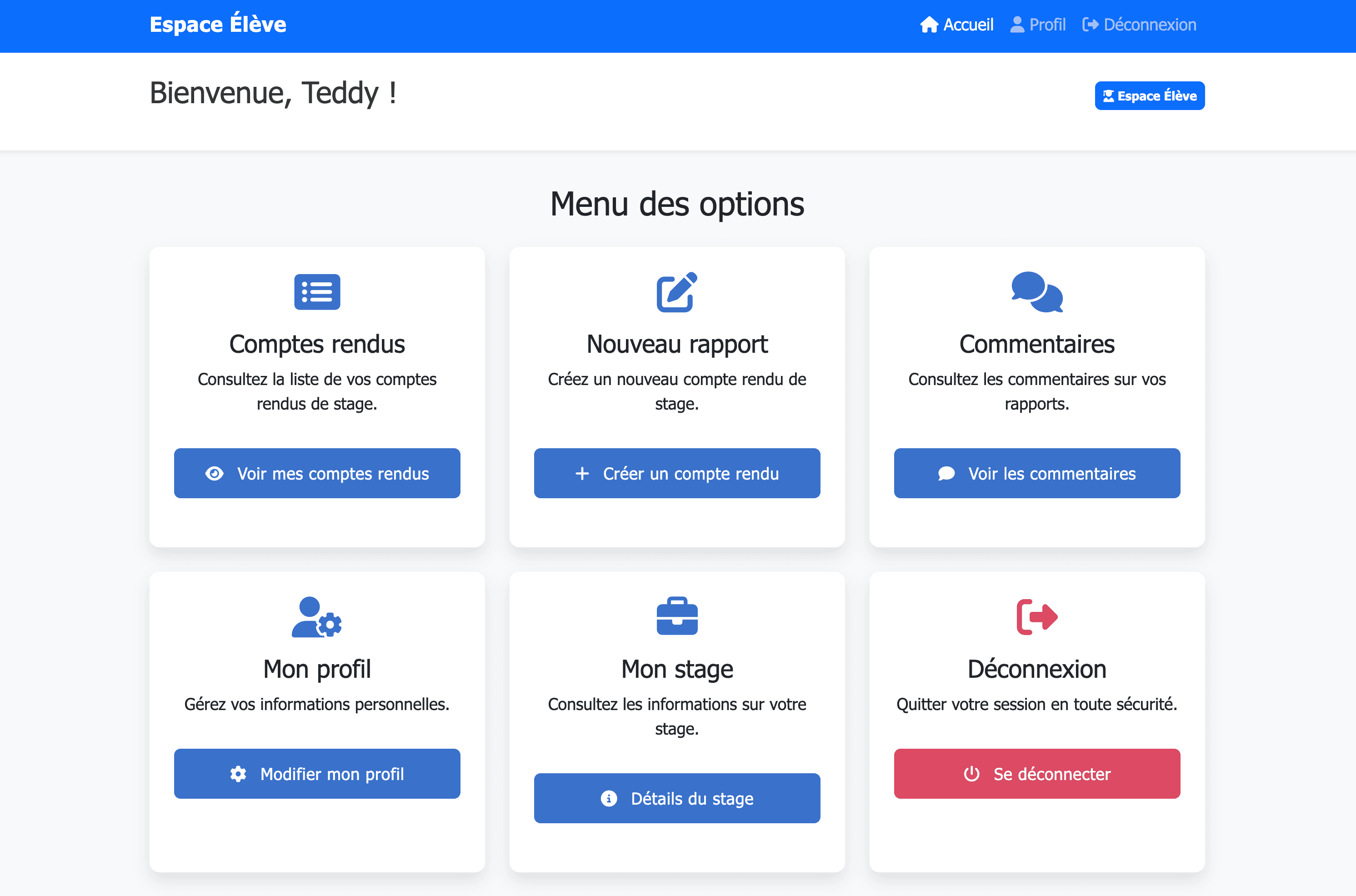 Rapport de Stage